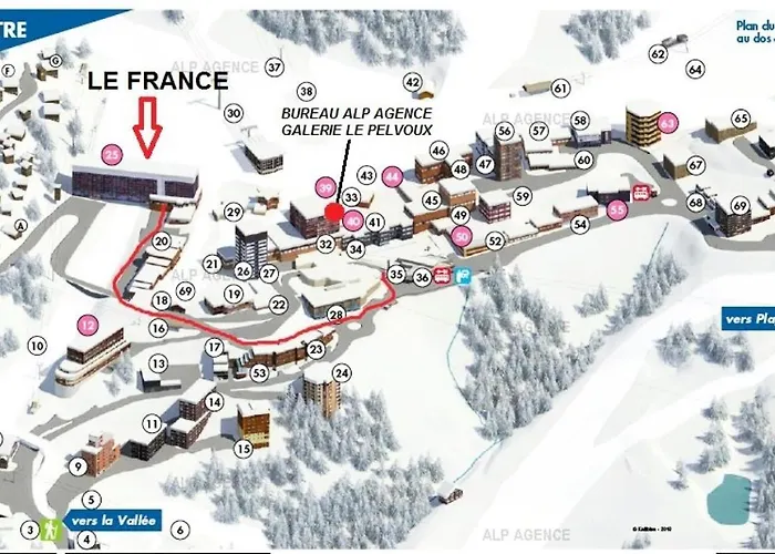 Le France - Duplex 9 Pers - Le France 132fr - Plagne Centre Mae-9444